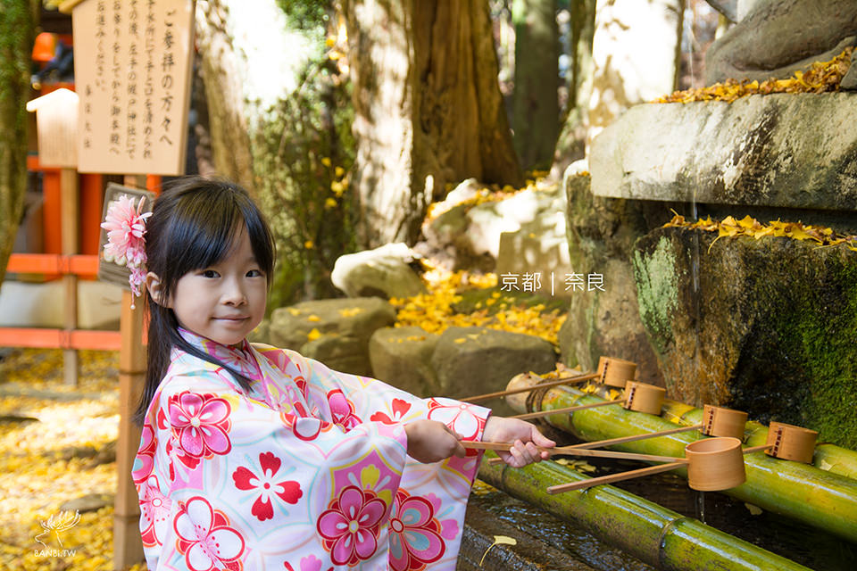 京都夢館和服浴衣 和小孩一起穿著和服去奈良餵鹿親子自由行程 Banbi 斑比美食旅遊