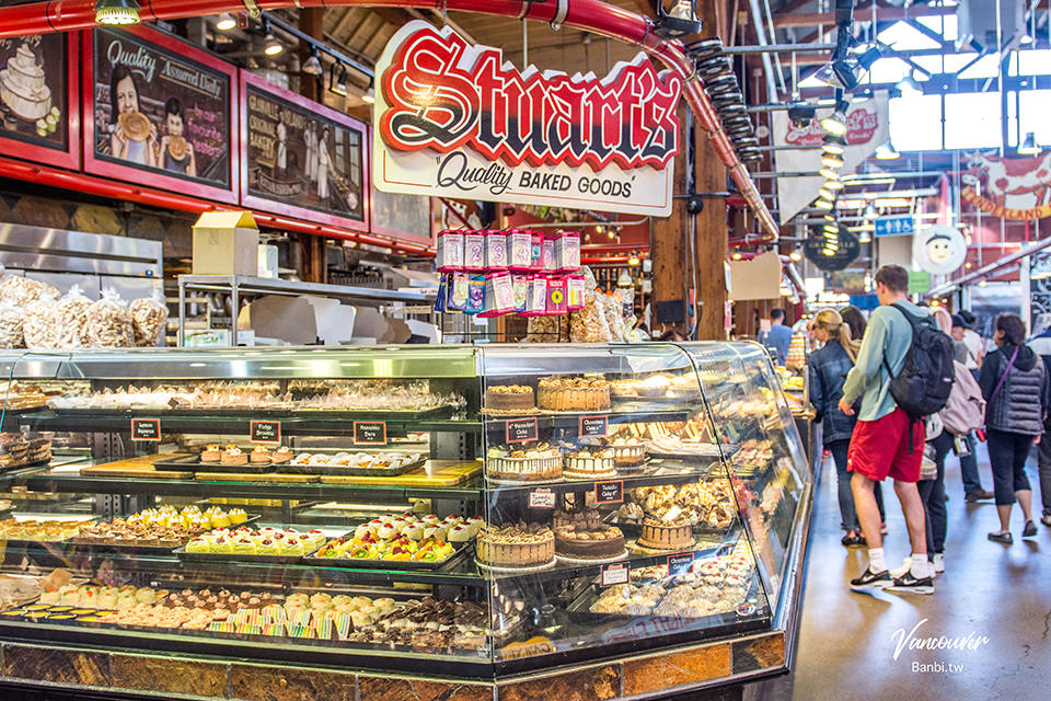 溫哥華景點Granville Island固蘭湖島市集,吃逛當地各種美食/加拿大自由行