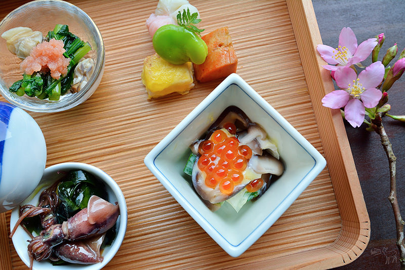 三花日式料理:在台北餐廳內賞櫻吃御花見懷石套餐的小確幸(捷運松江南京站美食,生魚片壽司高級日式料理)