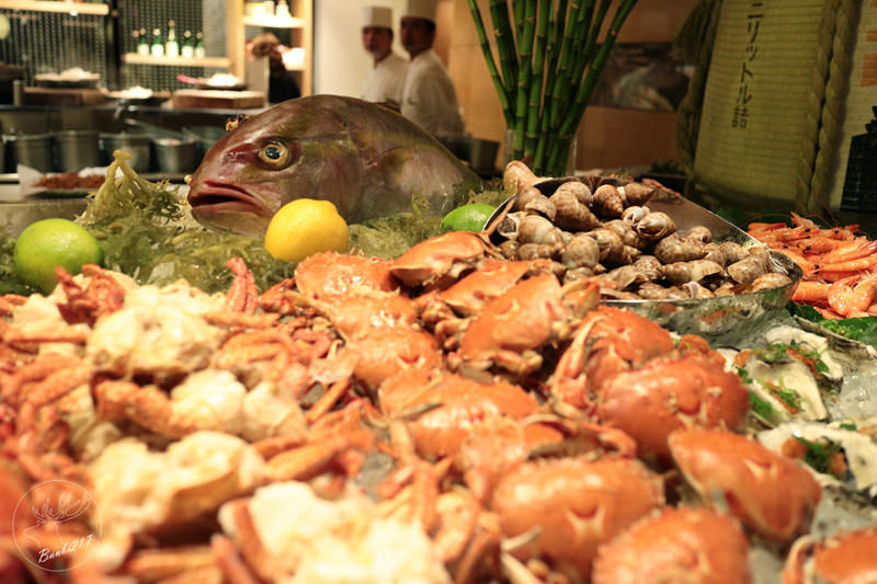 Banbi217 美食旅遊: 台北君悅酒店彩日本料理自助餐吃到飽新菜日式炸豬排,捷運台北101世貿站、市政府站、信義區(邀約)[GRAND HYATT TAIPEI IRODORI Japanese cuisine]