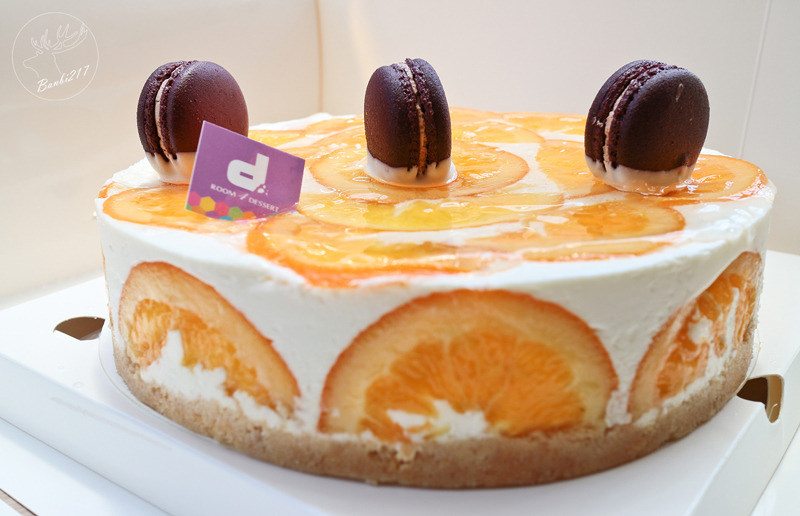 Banbi217 美食旅遊: Room 4 Dessert 北海道香橙乳酪蛋糕,宅配生日蛋糕、節日蛋糕(台北下午茶)