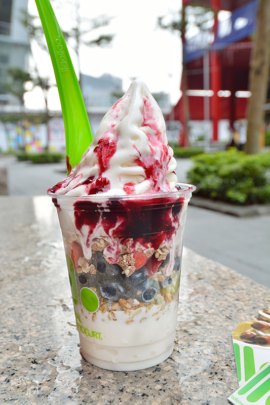 自己選料的西班牙Llaollao 優格冰淇淋:台北信義區華納威秀美食,捷運市政府站101世貿站