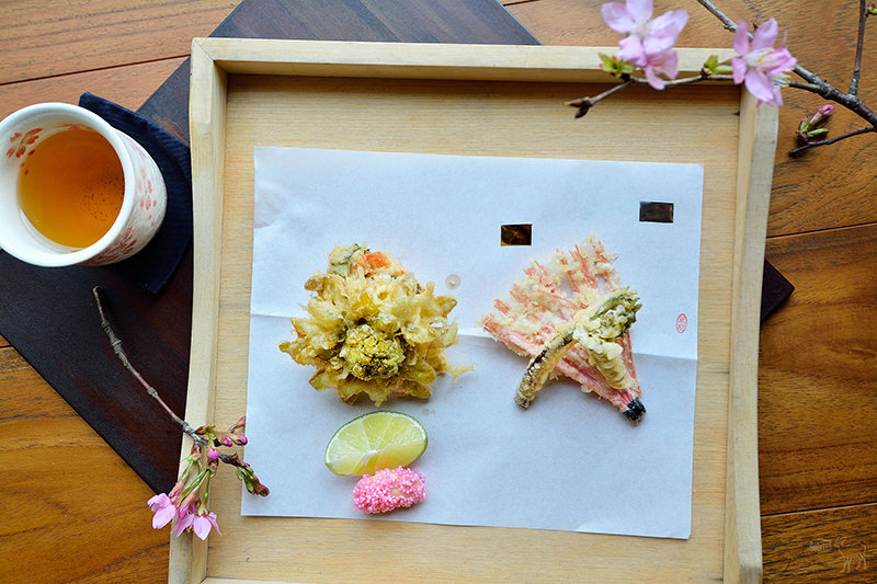 三花日式料理:在台北餐廳內賞櫻吃御花見懷石套餐的小確幸(捷運松江南京站美食,生魚片壽司高級日式料理)