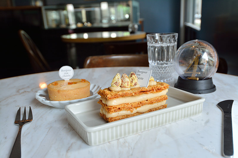 114 x Bonjour ma chérie:東區的美麗法國風甜點店,台北捷運忠孝復興站下午茶