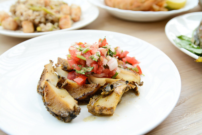 [在家宴客派對料理]洋流市集生鮮宅配、英式炸魚薯條、煎牛小排、義式香草煎母香魚、干貝蘆筍燉飯、煎鮑魚佐莎莎醬食譜做法(邀約):Banbi217 美食旅遊