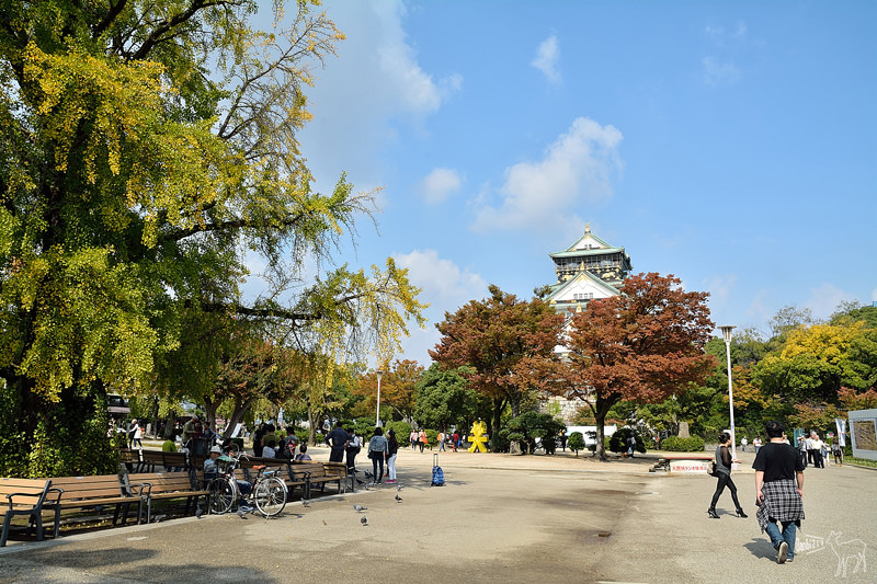 大阪旅遊景點 大阪城公園交通地鐵 大阪城天守閣 日本紅葉櫻花銀杏 Banbi 斑比美食旅遊