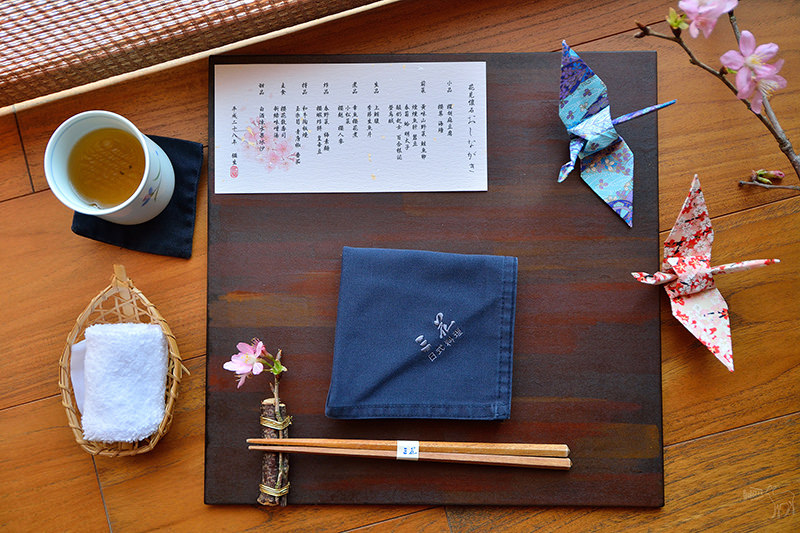 三花日式料理:在台北餐廳內賞櫻吃御花見懷石套餐的小確幸(捷運松江南京站美食,生魚片壽司高級日式料理)